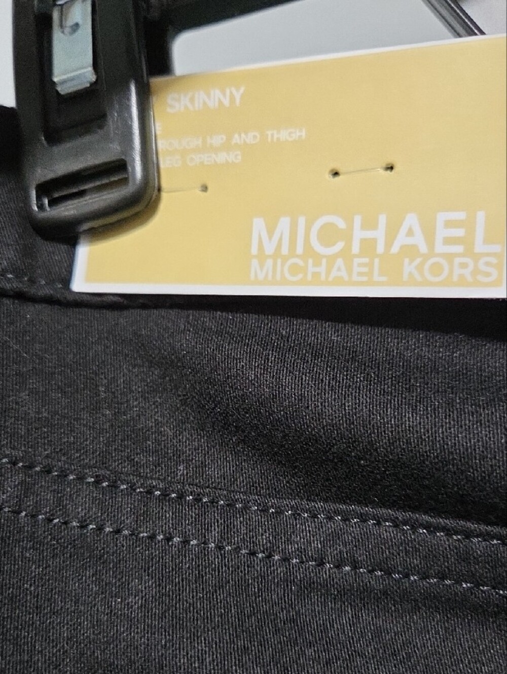 Michael Kors Womens Black Stretch Jeans. Size 12 - Picture 2 of 4